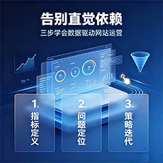 惠州建站-告别直觉依赖:三步学会数据驱动网站运营