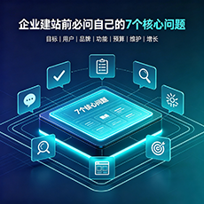 龙门建站-企业建站前必问的7个核心问题 - 网站建设规划指南