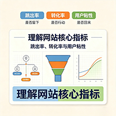 惠州建站-理解网站核心指标:跳出率、转化率与用户粘性