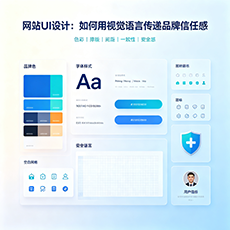 惠州建站-网站UI设计：如何用视觉语言传递品牌信任感